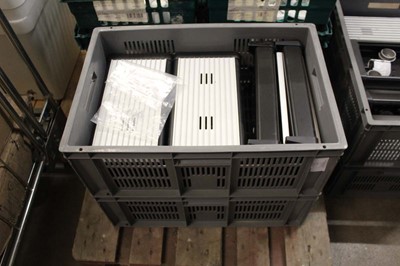 Lot 330 - Two plastic crates containing Brabantia food...