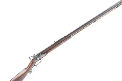 Lot 310 - (S58) .350 Percussion Target Rifle, 33½ ins...