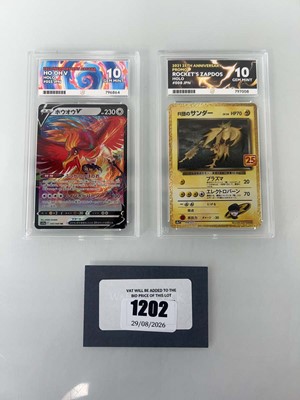 Lot 1202 - (2) 2021 Pokémon 25th Anniversary Promo JPN...
