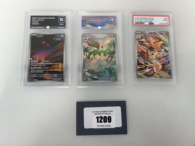 Lot 1209 - (3) 2025 Pokémon Destined Rivals #190 -...