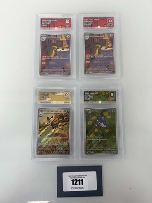 Lot 1211 - (4) 2025 Pokémon Inferno X JPN #82 - Nymble...