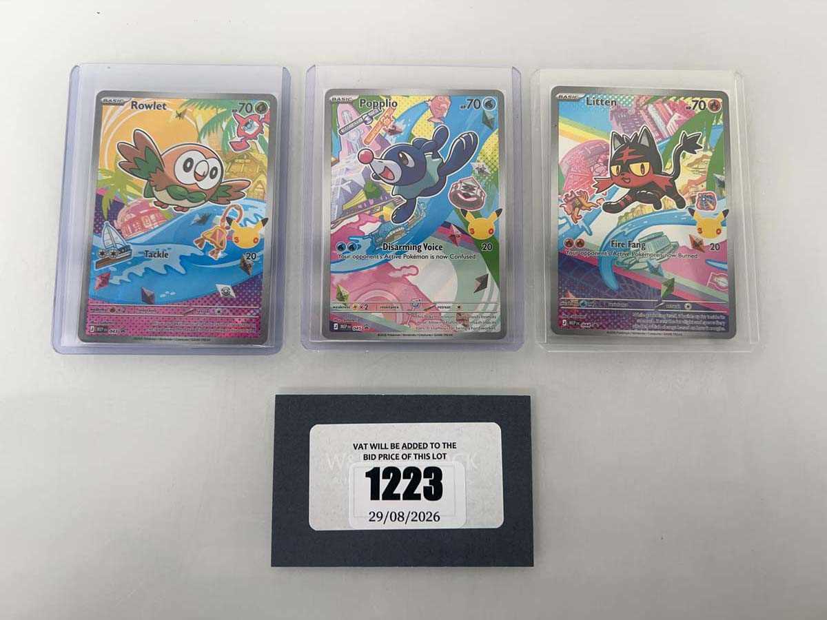 Lot 1223 - (3) Top Loaded Pokémon TCG: Mega Evolution...