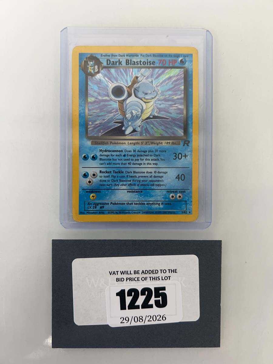 Lot 1225 - Top Loaded Pokémon TCG: Team Rocket #3/82 -...