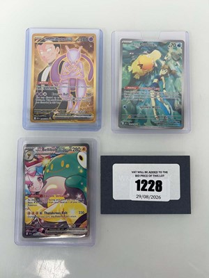 Lot 1228 - (3) Top Loaded Pokémon TCG: Scarlet & Violet -...