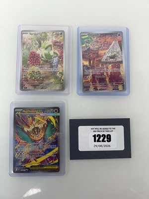 Lot 1229 - (3) Top Loaded Pokémon TCG: Mega Evolution -...