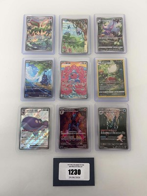 Lot 1230 - (9) Top Loaded English/Japanese/Chinese/Korean...