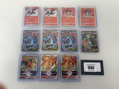 Lot 1232 - (11) Top Loaded Pokémon TCG Charizard cards...