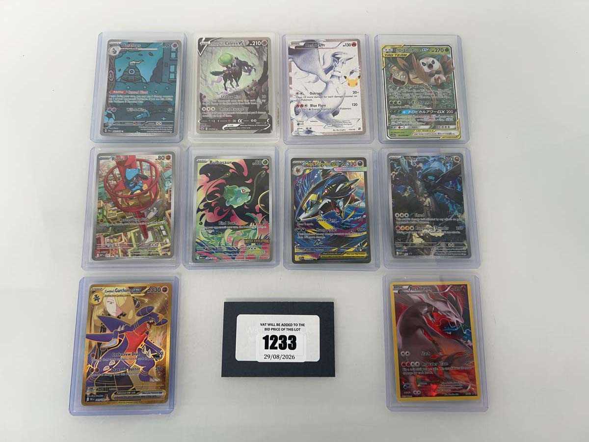 Lot 1233 - (10) Top Loaded English/Japanese Pokémon TCG...