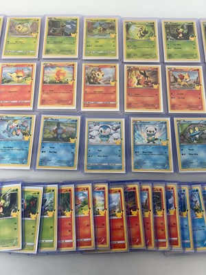 Lot 1401 - Complete set of Pokémon 25th Anniversary 2021...