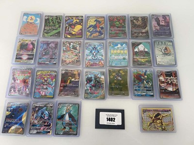 Lot 1402 - Approx. 25 Top Loaded Pokémon cards from...