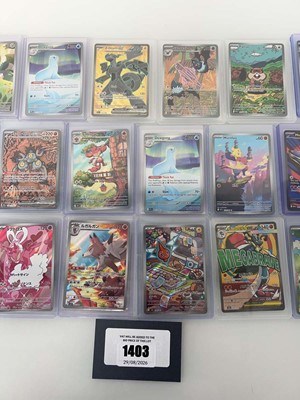 Lot 1403 - Approx. 25 Top Loaded Pokémon cards from...