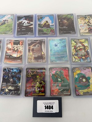 Lot 1404 - Approx. 25 Top Loaded Pokémon cards from...