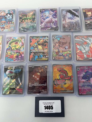 Lot 1405 - Approx. 25 Top Loaded Pokémon cards from...