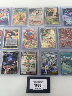 Lot 1406 - Approx. 25 Top Loaded Pokémon cards from...