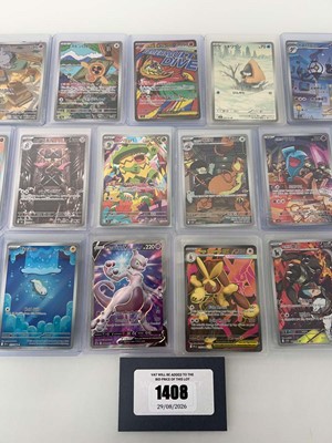 Lot 1408 - Approx. 25 Top Loaded Pokémon cards from...