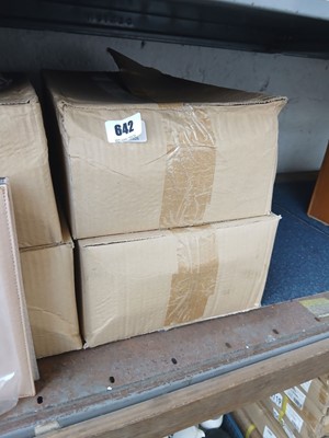 Lot 642 - 2 boxes of restaurant cheque booklets