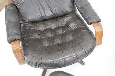 Lot 4 - (G) A pair of Swedish lounge chairs by Gote...