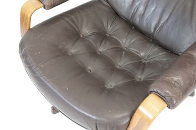 Lot 4 - (G) A pair of Swedish lounge chairs by Gote...