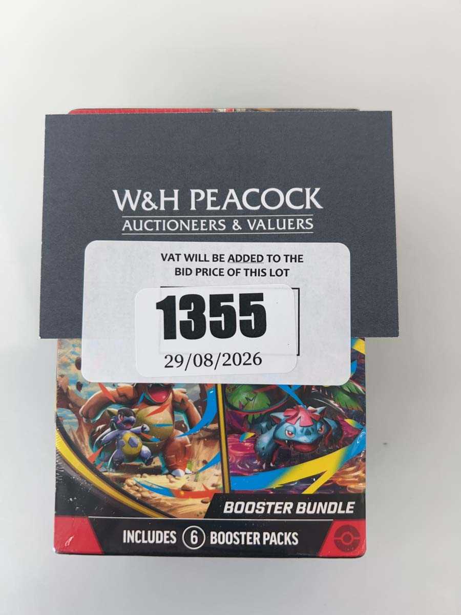 Lot 1355 - Pokémon TCG: Mega Evolution Booster Bundle Box...