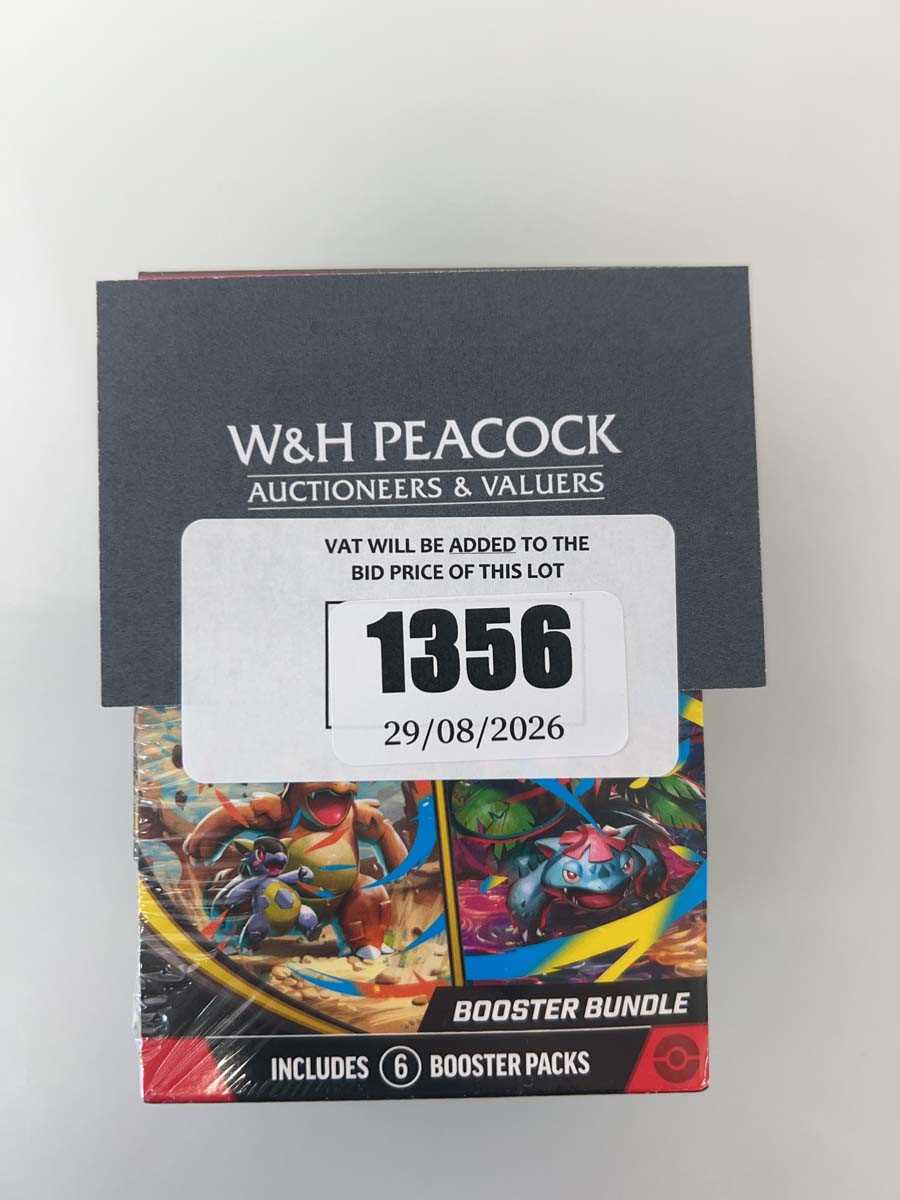Lot 1356 - Pokémon TCG: Mega Evolution Booster Bundle Box...