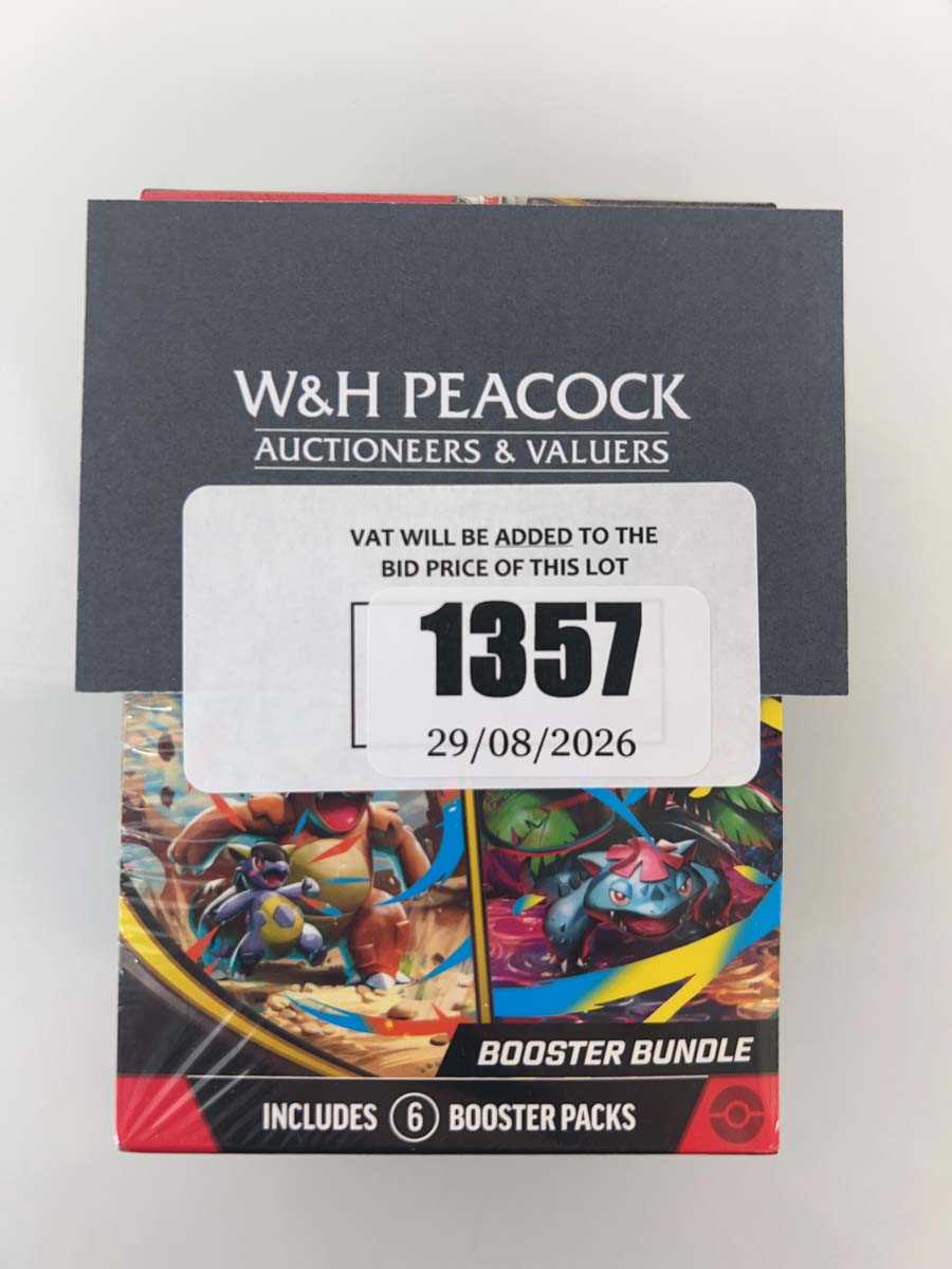 Lot 1357 - Pokémon TCG: Mega Evolution Booster Bundle Box...