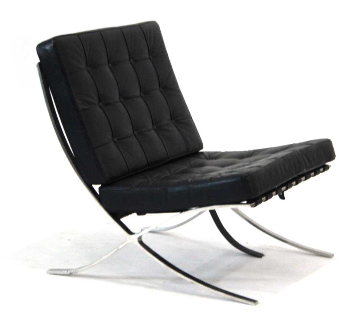 Lot 27 - A 'Barcelona' chair designed by Ludwig Mies...