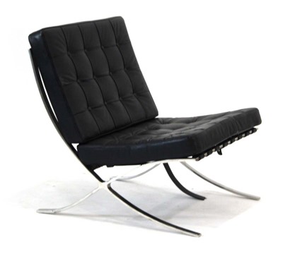 Lot 27 - A 'Barcelona' chair designed by Ludwig Mies...