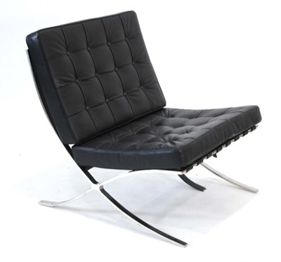 Lot 27 - A 'Barcelona' chair designed by Ludwig Mies...