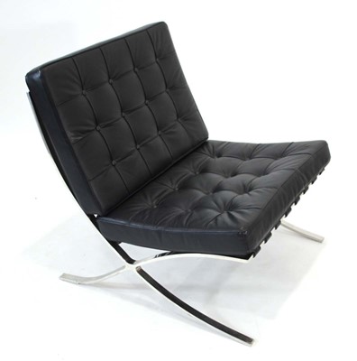 Lot 27 - A 'Barcelona' chair designed by Ludwig Mies...