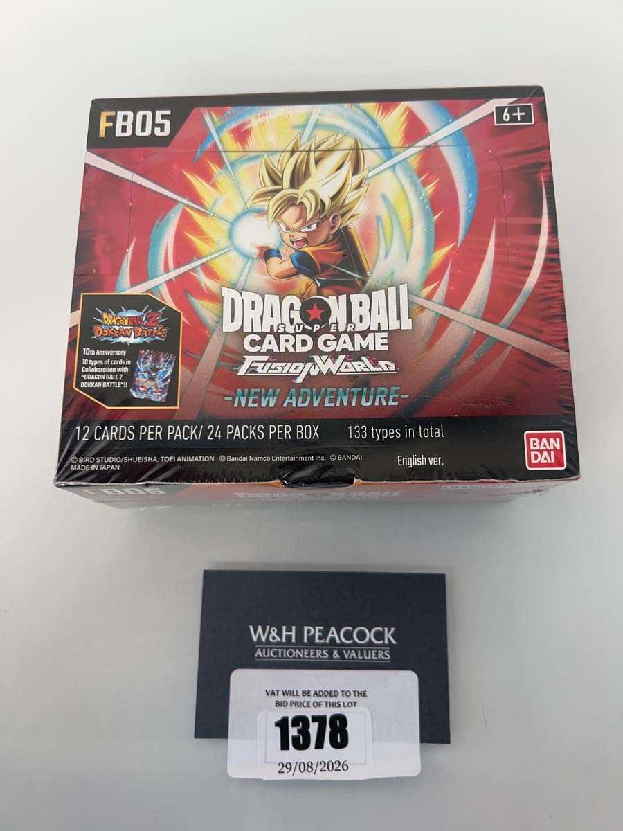 Lot 1378 - Dragon Ball Super Card Game: Fusion World FB05...