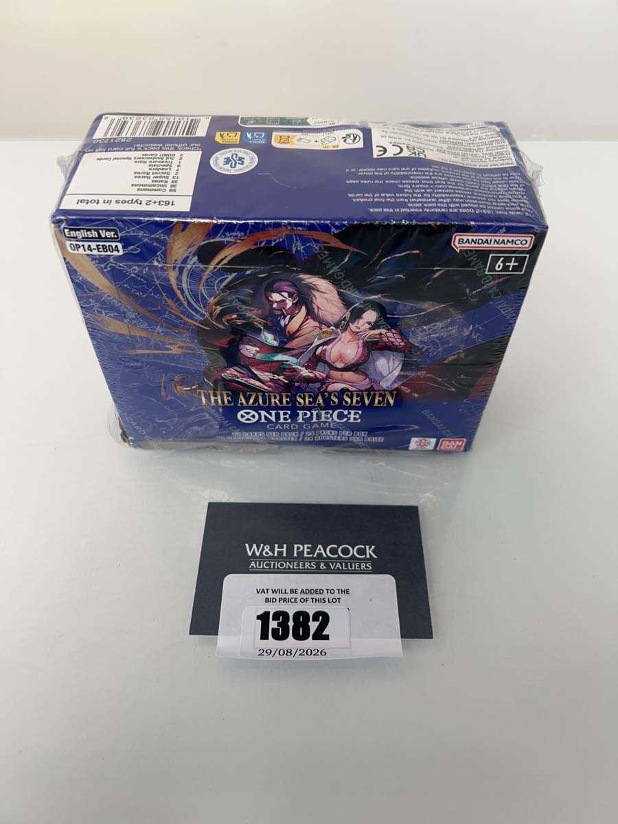 Lot 1382 - One Piece TCG: OP14-EB04 - The Azure Sea's...