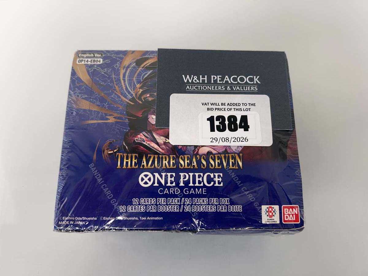 Lot 1384 - One Piece TCG: OP14-EB04 - The Azure Sea's...