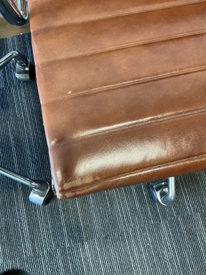 Lot 35 - (G) A set of six desk chairs in the style of...