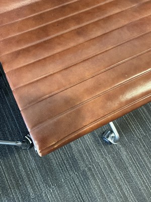 Lot 35 - (G) A set of six desk chairs in the style of...
