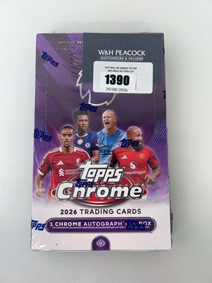 Lot 1390 - 2026 Topps Chrome Premier League Hobby Box (20...