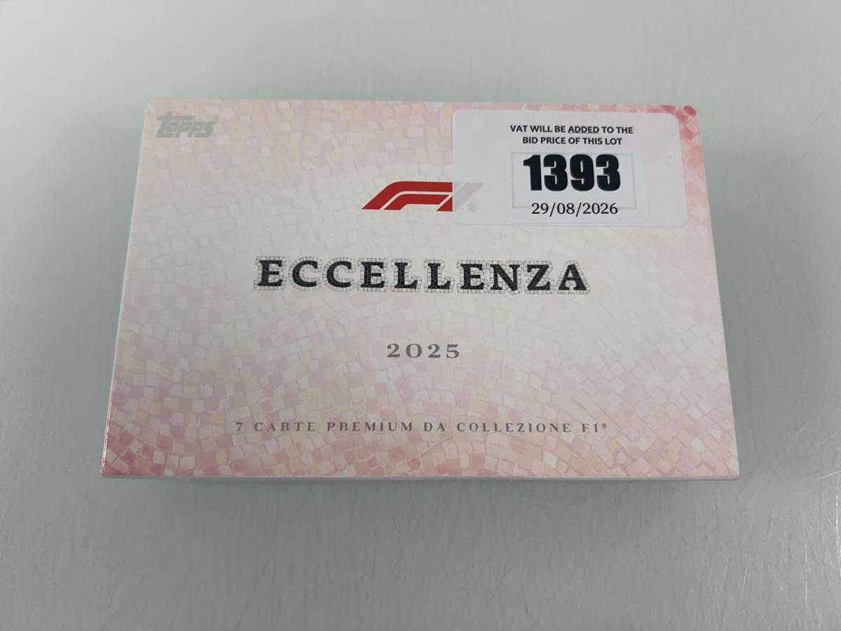 Lot 1393 - Topps Formula 1 Eccellenza Hobby Box (box is...