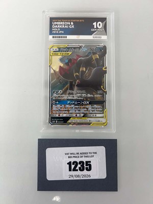 Lot 1235 - 2019 Pokémon Tag Team GX Starter Sets JPN #010...