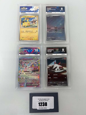 Lot 1238 - (4) 2025 Pokémon Prismatic Evolutions Surprise...