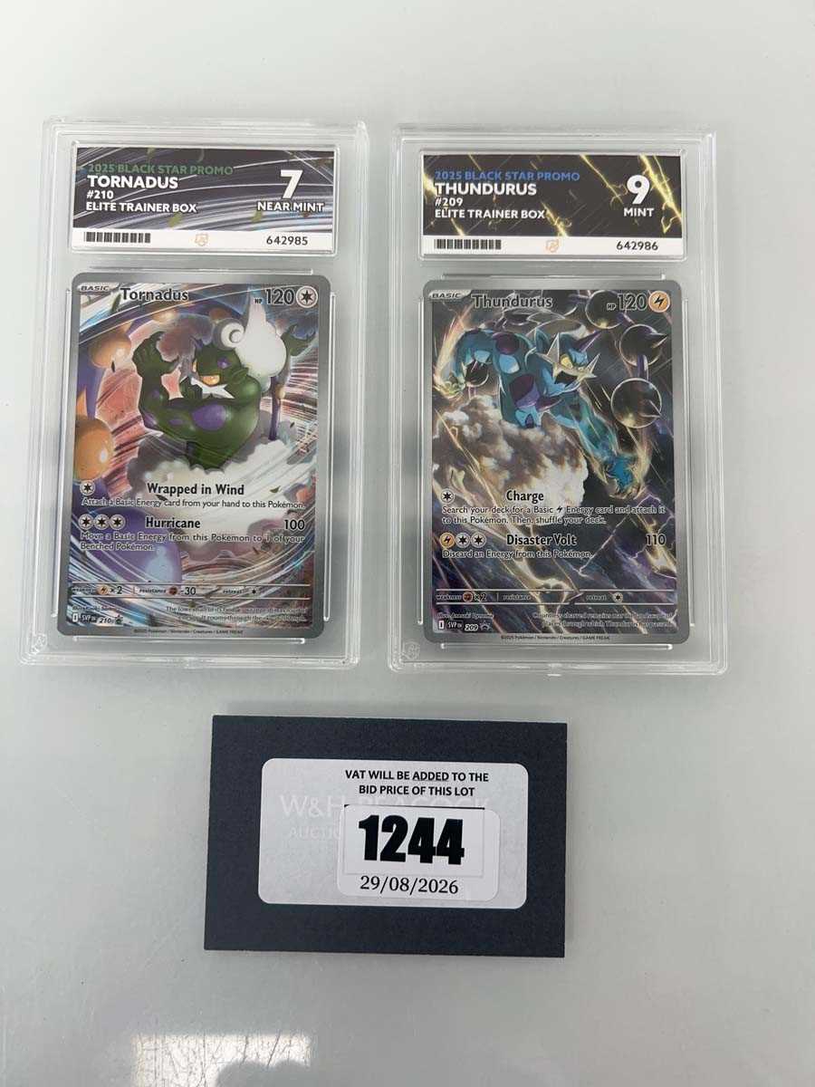 Lot 1244 - (2) 2025 Pokémon Black Star Promo #209 -...