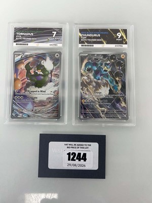 Lot 1244 - (2) 2025 Pokémon Black Star Promo #209 -...