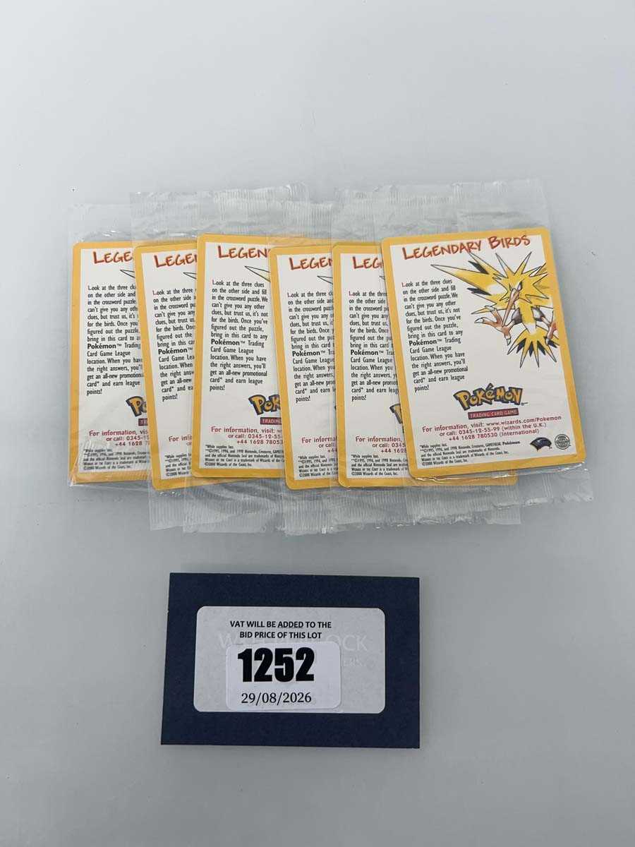 Lot 1252 - 5 Pokémon Movie Promo Legendary Birds cards