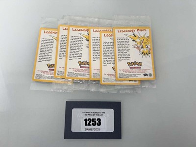 Lot 1253 - 6 Pokémon Movie Promo Legendary Birds cards