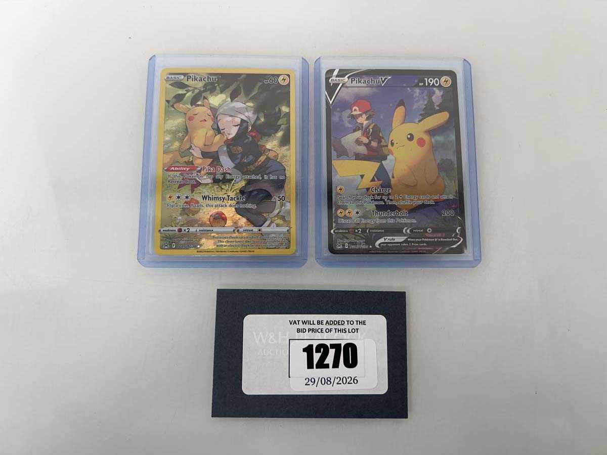 Lot 1270 - (2) Top Loaded Pokémon TCG: Sword & Shield -...