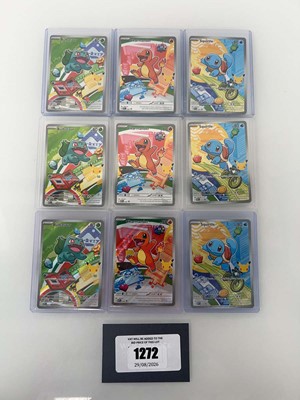 Lot 1272 - (9) Top Loaded Pokémon TCG: Mega Evolution...
