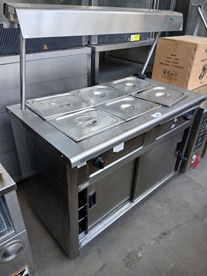 Lot 512 - 116cm electric Lincat mobile heated servery...