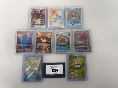 Lot 1274 - (9) Top Loaded English/Japanese/Korean Pokémon...