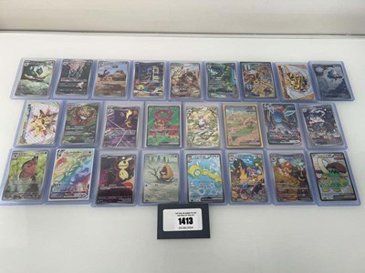 Lot 1413 - Approx. 25 Top Loaded Pokémon cards from...