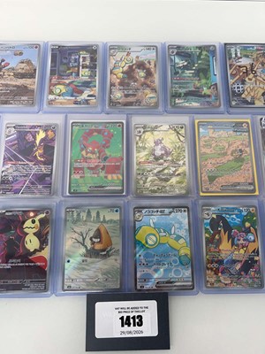 Lot 1413 - Approx. 25 Top Loaded Pokémon cards from...