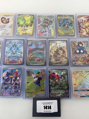 Lot 1414 - Approx. 25 Top Loaded Pokémon cards from...