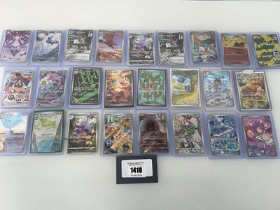 Lot 1418 - Approx. 25 Top Loaded Pokémon cards from...